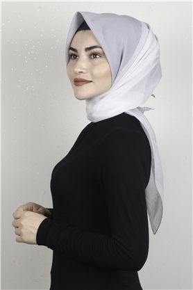 Coton & Silk Eşarp 3634-12 Gri