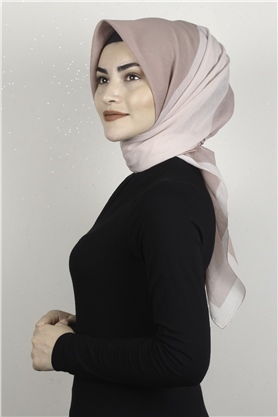 Coton & Silk Eşarp 3634-4 Pudra