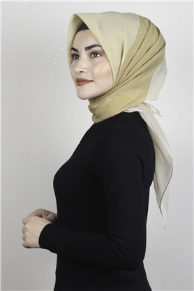 Coton & Silk Eşarp 3634-5 Gold 