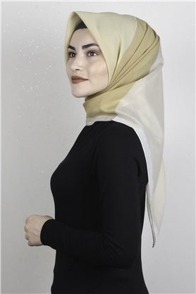 Coton & Silk Eşarp 3634-5 Gold 