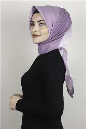 Coton & Silk Eşarp 3634-7 Lila