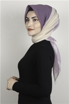 Coton & Silk Eşarp 3634-9 Leylak
