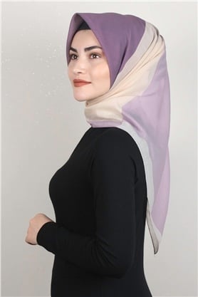 Coton & Silk Eşarp 3634-9 Leylak