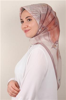 Coton & Silk Eşarp 3649-1