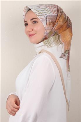 Coton & Silk Eşarp 3649-4
