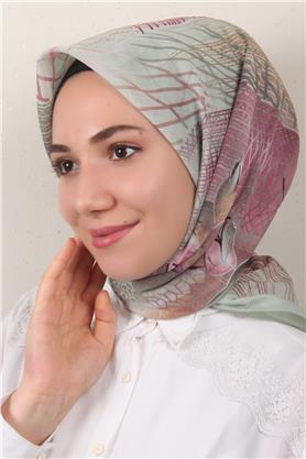 Coton & Silk Eşarp 3649-6