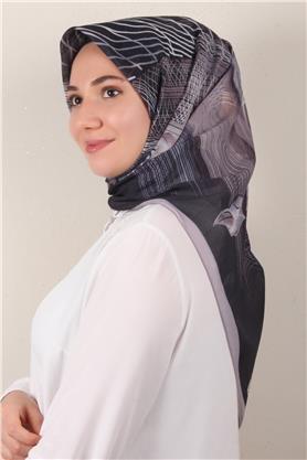 Coton & Silk Eşarp 3649-7