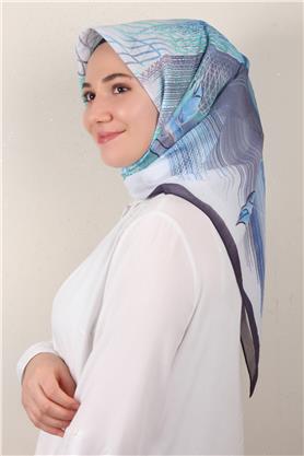 Coton & Silk Eşarp 3649-8