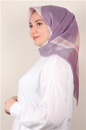 Coton & Silk Eşarp 3646-9 Lavanta