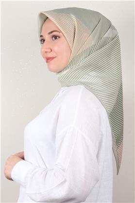 Coton & Silk Eşarp 3646-7 Mint Yeşili