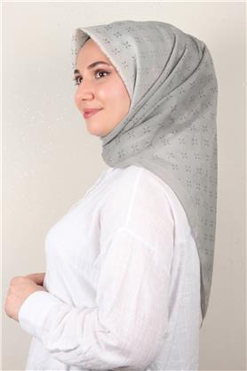 Coton & Silk Eşarp  3645-5 Çağla Yeşili 