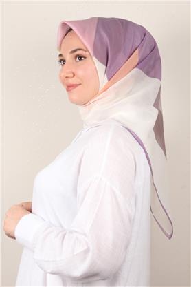 Coton & Silk Eşarp 3647-6 Leylak