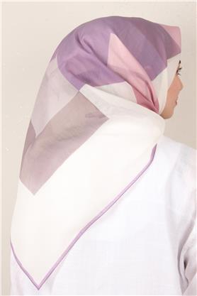 Coton & Silk Eşarp 3647-6 Leylak
