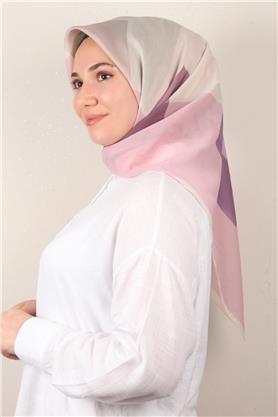Coton & Silk Eşarp 3647-5 Pembe