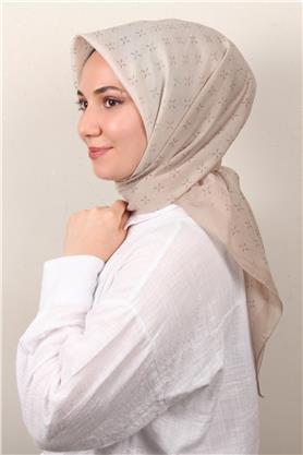 Coton & Silk Eşarp 3645-7 Taş 