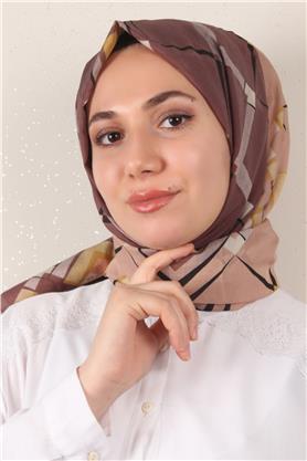 Cotton & Silk Şal 3640-1 Koyu Pudra