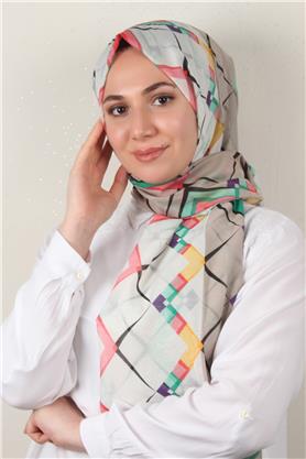 Cotton & Silk Şal 3640-10 Benetton