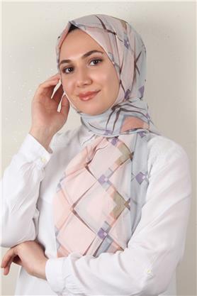 Cotton & Silk Şal 3640-4 Açık Pudra