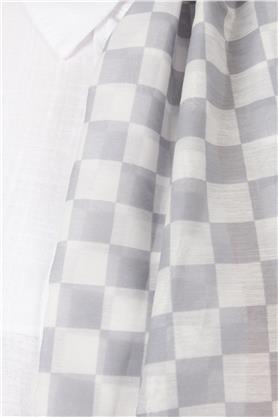 Cotton & Silk Şal 3641-11 Gri