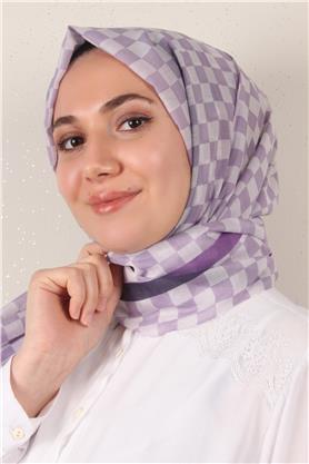 Cotton & Silk Şal 3641-5 Lila