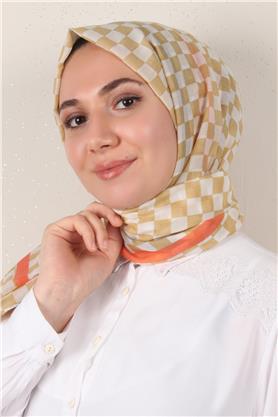 Cotton & Silk Şal 3641-6 Gold