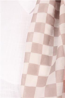 Cotton & Silk Şal 3641-9 Sütlü Kahve