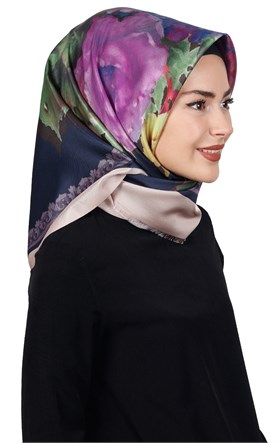 Piramit Tafta Dijital Eşarp 1916-3