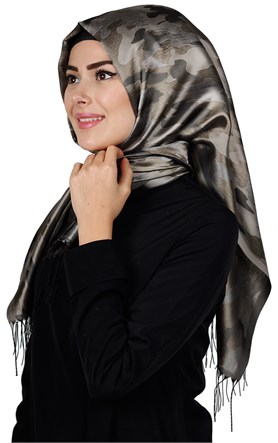 Kamuflaj İpeksi Şal 5550-20