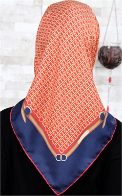 102-0019-09 U.S POLO ASSN EŞARP MERCAN LACİVERT