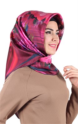 6445-22 ARMİNE İPEK EŞARP 2015 YAZ