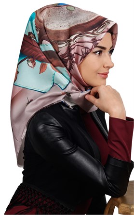 Tafta Dijital Eşarp 1323-2