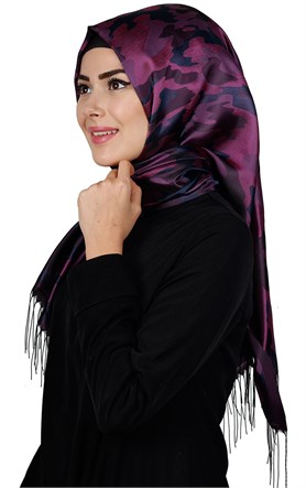Kamuflaj İpeksi Şal 5550-7