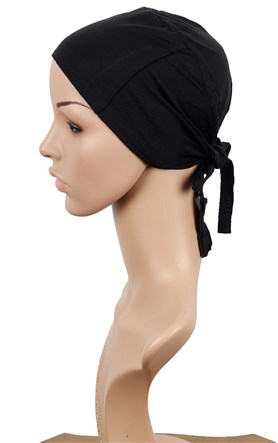 Dikişsiz Penye Bone 2506-15 Siyah