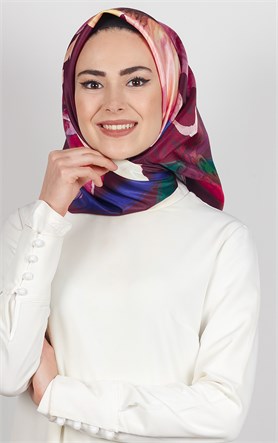 Piramit Tafta Dijital Eşarp 1924-7