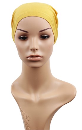 Penye Eşarp Bonesi 251-22 Sarı