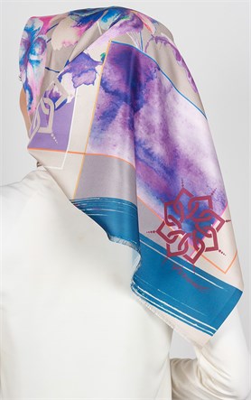 Piramit Tafta Dijital Eşarp 1920-5