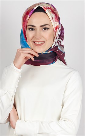 Piramit Tafta Dijital Eşarp 1920-6