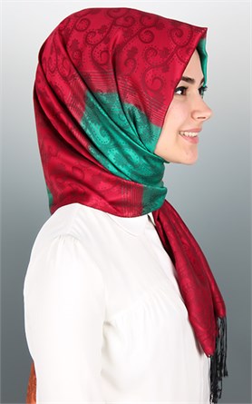 500-0013-66 ÇİFT YÖNLÜ İPEKSİ ŞAL