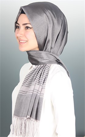 500-0013-56 ÇİFT YÖNLÜ İPEKSİ ŞAL