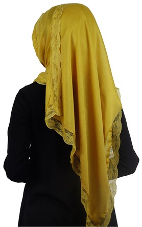 Dantelli Paşmina Şal 1243-25