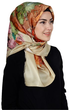 Piramit Tafta Dijital Eşarp 1900-8