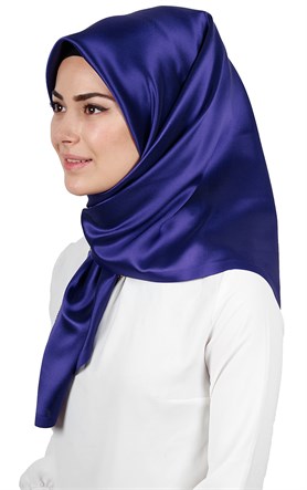 Delux Tafta Eşarp 1000-3 Mor