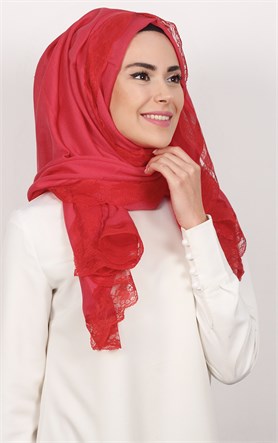 Dantelli Paşmina Şal 1243-26