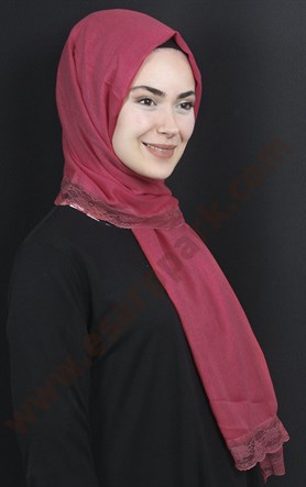 Dantelli Paşmina Şal 1243-3