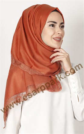 Dantelli Paşmina Şal 1243-33