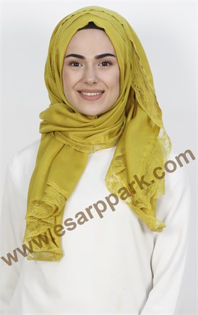 Dantelli Paşmina Şal 1243-41
