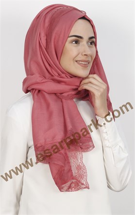 Dantelli Paşmina Şal 1243-49