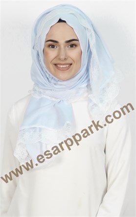 Dantelli Paşmina Şal 1243-51