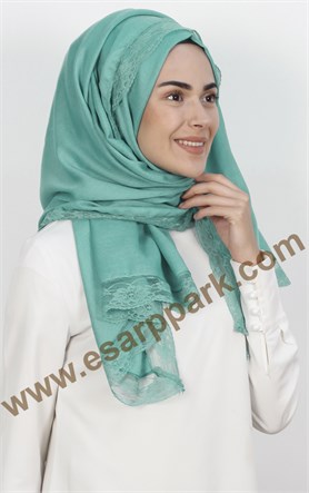 Dantelli Paşmina Şal 1243-54