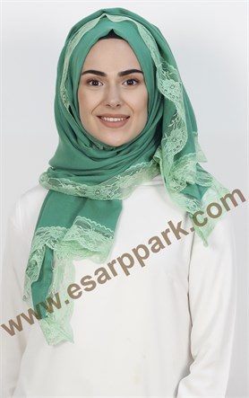 Dantelli Paşmina Şal 1243-55
